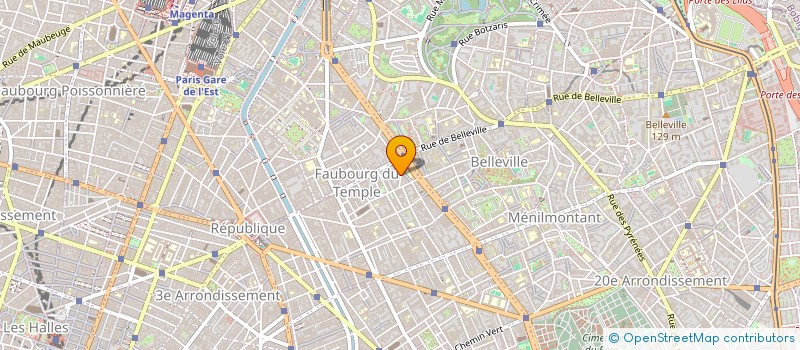 localisation de l'entreprise AUBERVILLIERS BANDE COMEDIE  PARIS