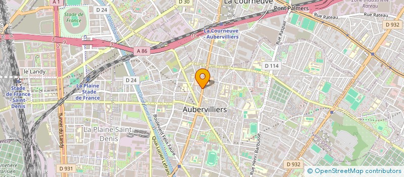 localisation de l'entreprise AUBERVILLIERS CONSEIL FUNERAIRE à AUBERVILLIERS