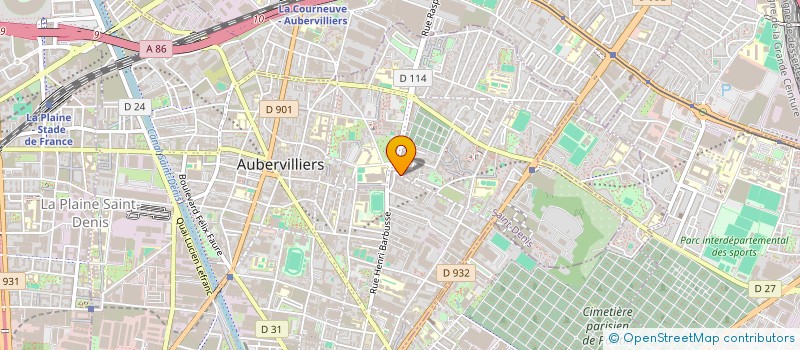 localisation de l'entreprise AUBERVILLIERS FORM-MAGIC FORM AUBERVILLIERS à AUBERVILLIERS