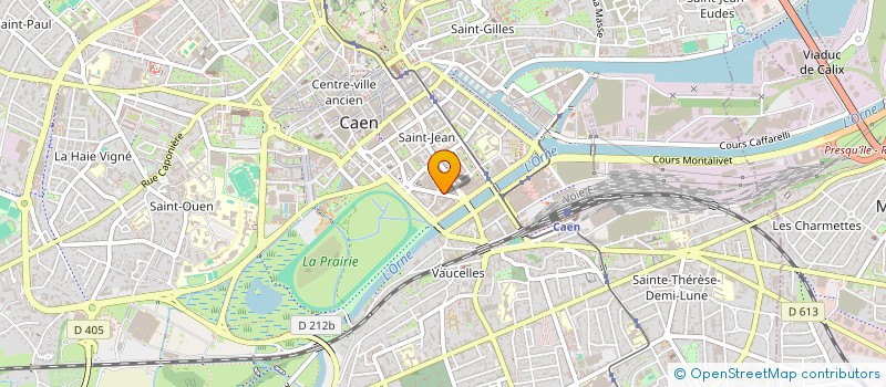 localisation de l'entreprise AUBEY ET COMPAGNIE à CAEN