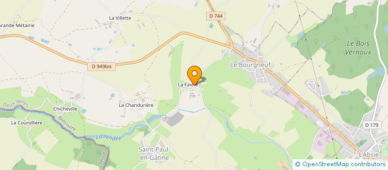 localisation de l'entreprise AUBI  SAINT-PAUL-EN-GATINE