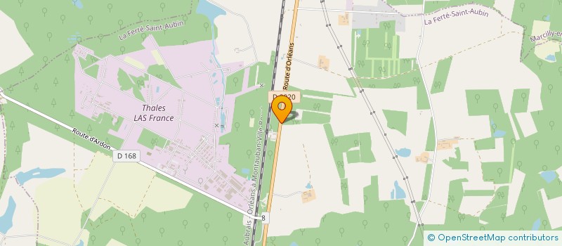 localisation de l'entreprise AUBI-IMMO  LA FERTE-SAINT-AUBIN