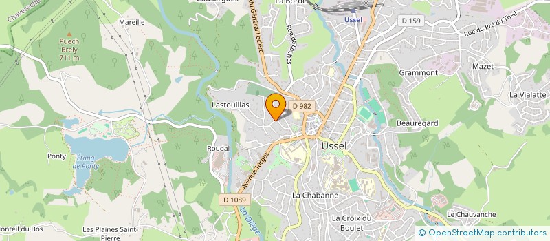 localisation de l'entreprise AUBIAT  SAINT-RENAN