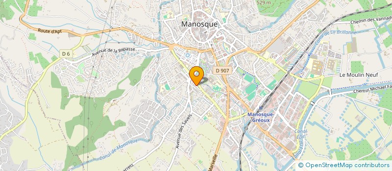 localisation de l'entreprise AUBICHEL à MANOSQUE