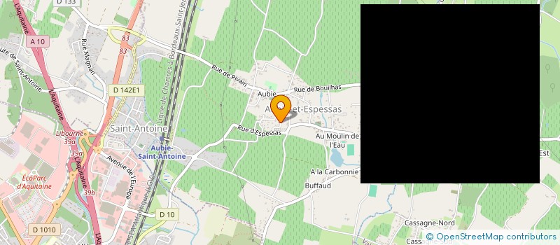 localisation de l'entreprise AUBIE FAMILY  VAL DE VIRVEE