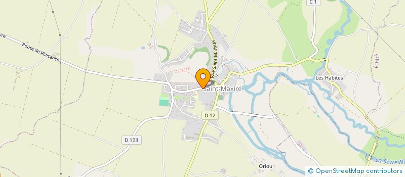 localisation de l'entreprise AUBIER  SAINT-MAXIRE