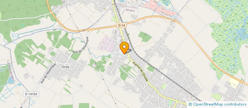 localisation de l'entreprise AUBIER MAREE  ARVERT