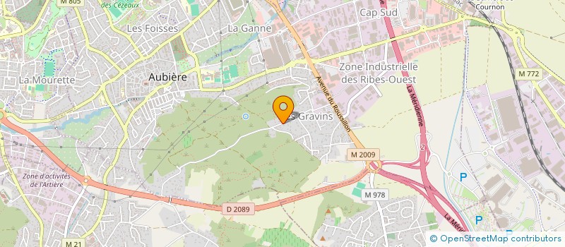 localisation de l'entreprise AUBIERE AMBULANCE  AUBIERE