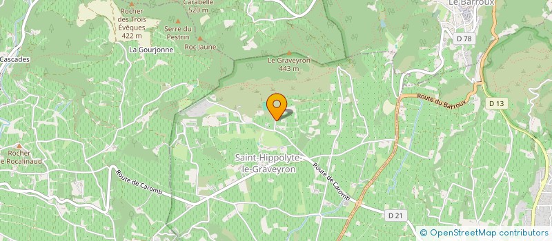 localisation de l'entreprise AUBIGEST  SAINT-HIPPOLYTE-LE-GRAVEYRON