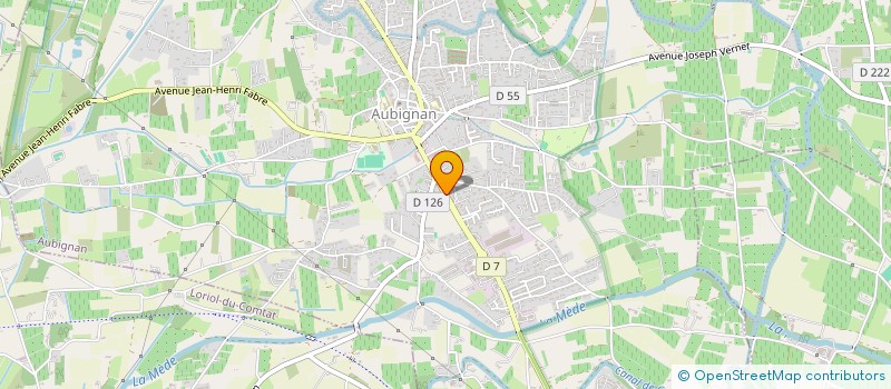 localisation de l'entreprise AUBIGNAN OPTIQUE  AUBIGNAN