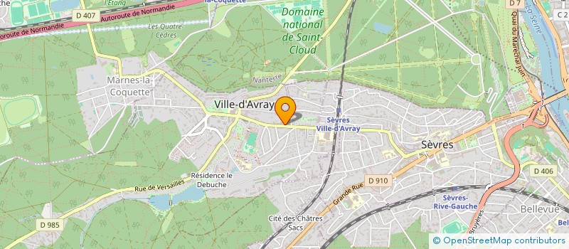 localisation de l'entreprise AUBIGNY.GG  VILLE-D'AVRAY