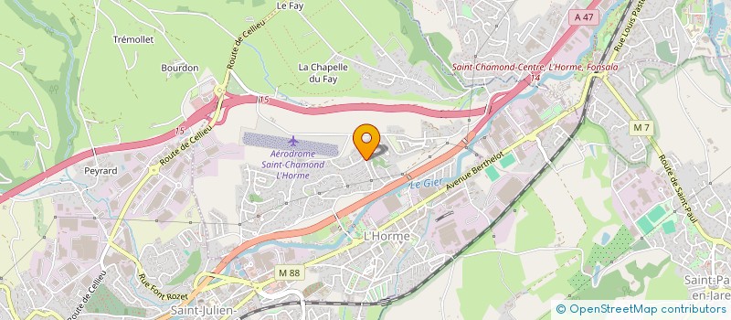 localisation de l'entreprise AUBIJOUX OLEON  L'HORME