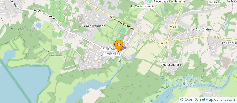 localisation de l'entreprise AUBIN à SAINT-AIGNAN-GRANDLIEU