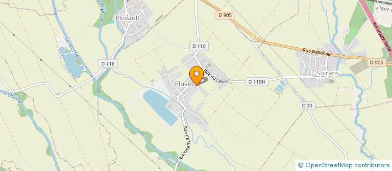 localisation de l'entreprise AUBIN EXPANSION  PLUVET