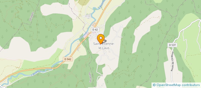 localisation de l'entreprise AUBIN FUNERAIRE à SAINT-ETIENNE-LE-LAUS