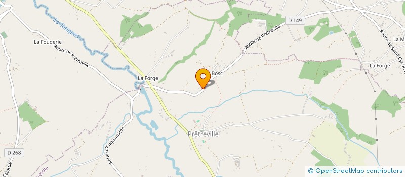 localisation de l'entreprise AUBIN PLOMBERIE  SAINT-DESIR