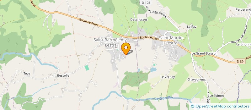 localisation de l'entreprise AUBIN PRINT  SAINT-JUST-SAINT-RAMBERT