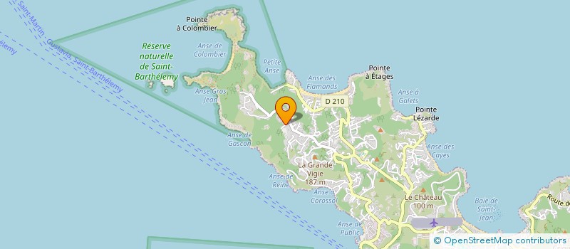 localisation de l'entreprise AUBIN TRAVEL SERVICES & HANDLING à SAINT BARTHELEMY