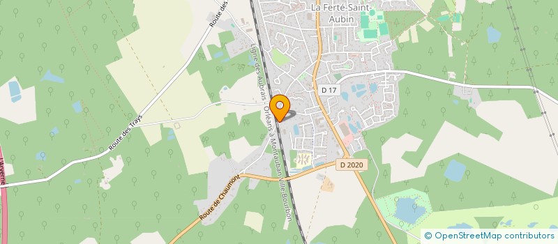 localisation de l'entreprise AUBINEAU DEPOMAT à LA FERTE-SAINT-AUBIN