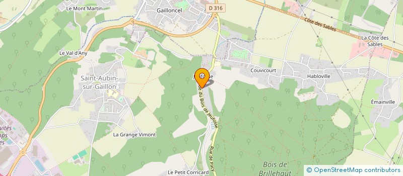 localisation de l'entreprise AUBINFO  SAINT-AUBIN-SUR-GAILLON