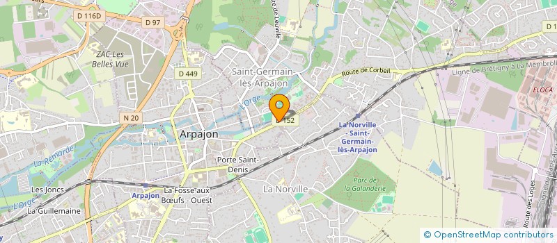 localisation de l'entreprise AUBIS  ARPAJON