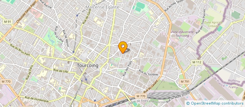 localisation de l'entreprise AUBIZ  TOURCOING