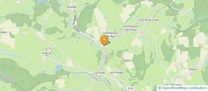 localisation de l'entreprise AUBLANC PAYSAGE  TRAMBLY