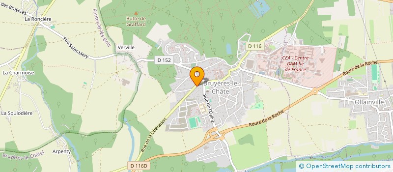 localisation de l'entreprise AUBLANC SERVICES à BRUYERES-LE-CHATEL