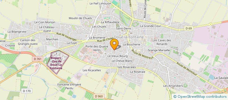 localisation de l'entreprise AUBLAS  DOUE-EN-ANJOU