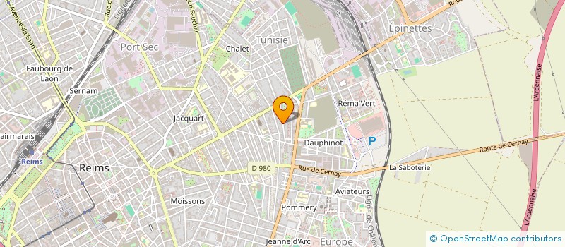 localisation de l'entreprise AUBLIO  REIMS