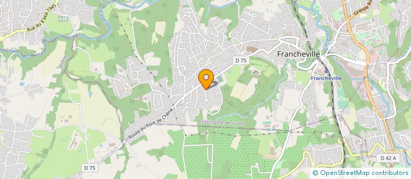 localisation de l'entreprise AUBO VITAE  FRANCHEVILLE