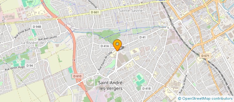 localisation de l'entreprise AUBOISE D'AUTOMOBILES à SAINT-ANDRE-LES-VERGERS