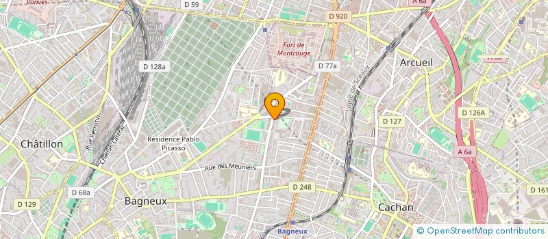 localisation de l'entreprise AUBRAC  BAGNEUX