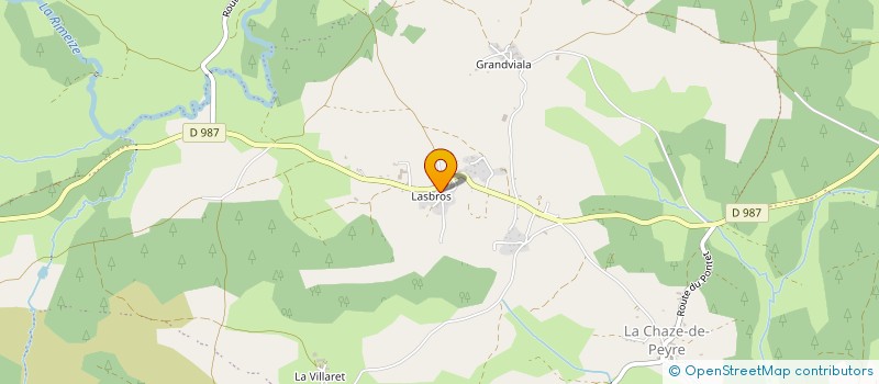 localisation de l'entreprise AUBRAC AVENIR à PEYRE EN AUBRAC