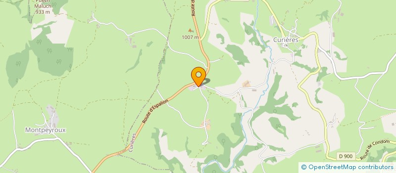 localisation de l'entreprise AUBRAC CONFORT MEDICAL à ARGENCES EN AUBRAC