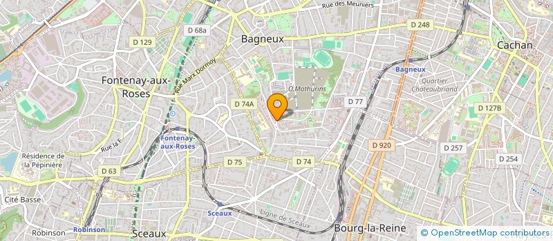 localisation de l'entreprise AUBRAC ENVIRONNEMENT à BAGNEUX