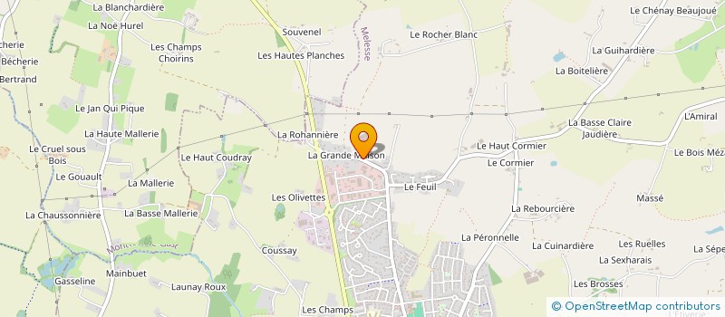 localisation de l'entreprise AUBREE FM  MELESSE