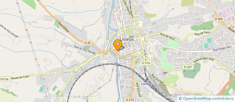localisation de l'entreprise AUBREE IMMOBILIER à LISIEUX