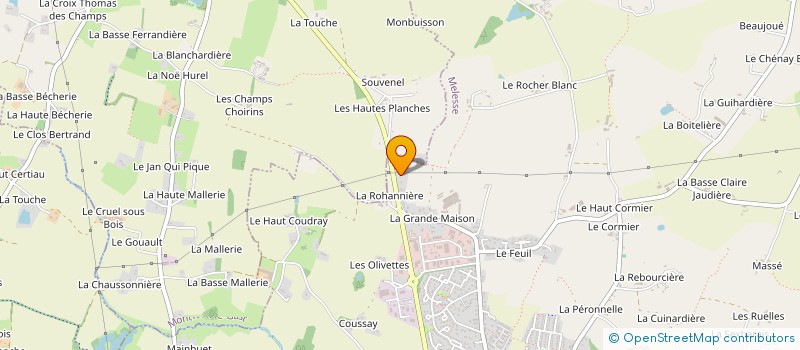 localisation de l'entreprise AUBREE JA  MELESSE