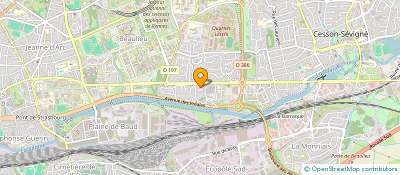 localisation de l'entreprise AUBREE VALERE  CESSON-SEVIGNE