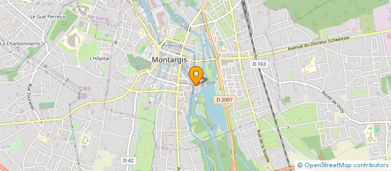 localisation de l'entreprise AUBREIX à MONTARGIS