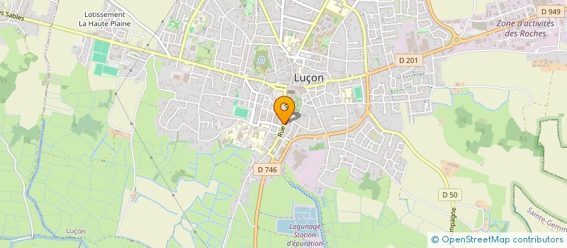 localisation de l'entreprise AUBRET  LUCON