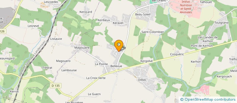 localisation de l'entreprise AUBRET FORMATIONS  SAINT-AVE