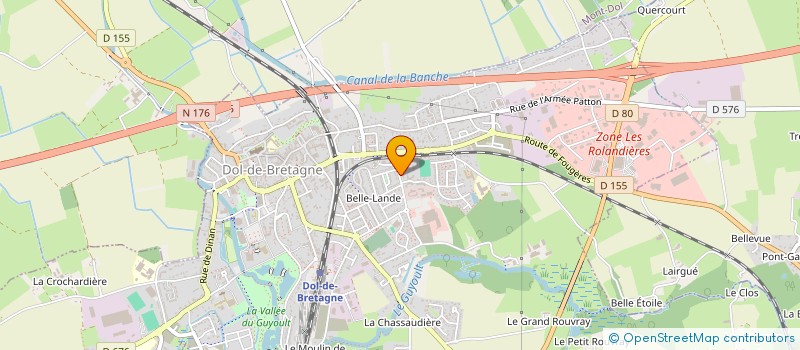 localisation de l'entreprise AUBRET INTERNATIONAL SA à DOL-DE-BRETAGNE