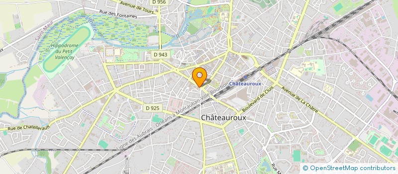 localisation de l'entreprise AUBRETON ET PASQUET à CHATEAUROUX