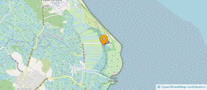 localisation de l'entreprise AUBRIERE-SOURBIER  DOLUS D'OLERON