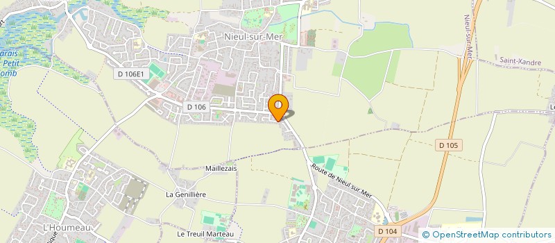 localisation de l'entreprise AUBRIMMO  NIEUL-SUR-MER