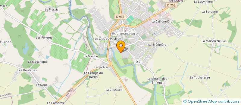 localisation de l'entreprise AUBRON INVESTISSEMENTS à ROCHESERVIERE