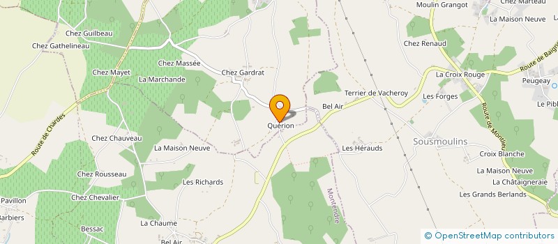 localisation de l'entreprise AUBRY  POMMIERS MOULONS