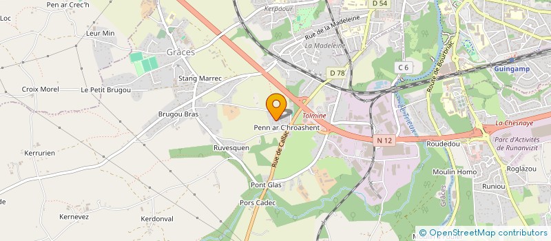 localisation de l'entreprise AUBRY  GRACES